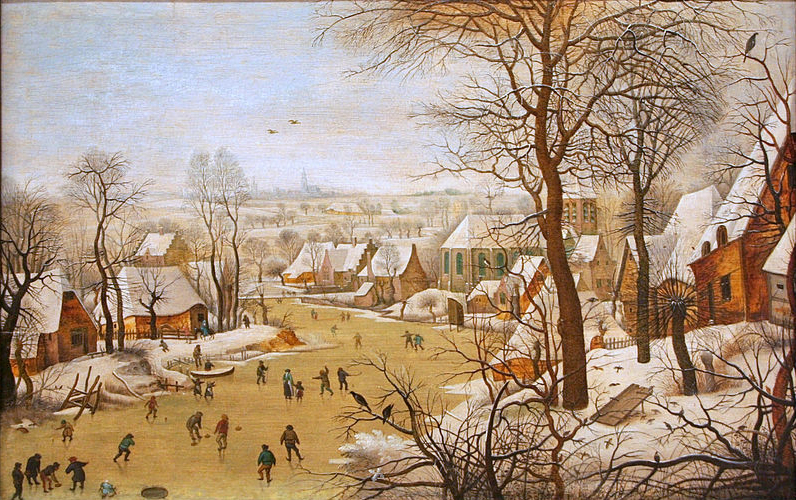 Winter Landscape with Bird Trap